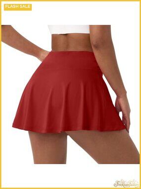 Pleated Tennis Skirt with Pockets High Waisted Athletic Skort for Golf Workout